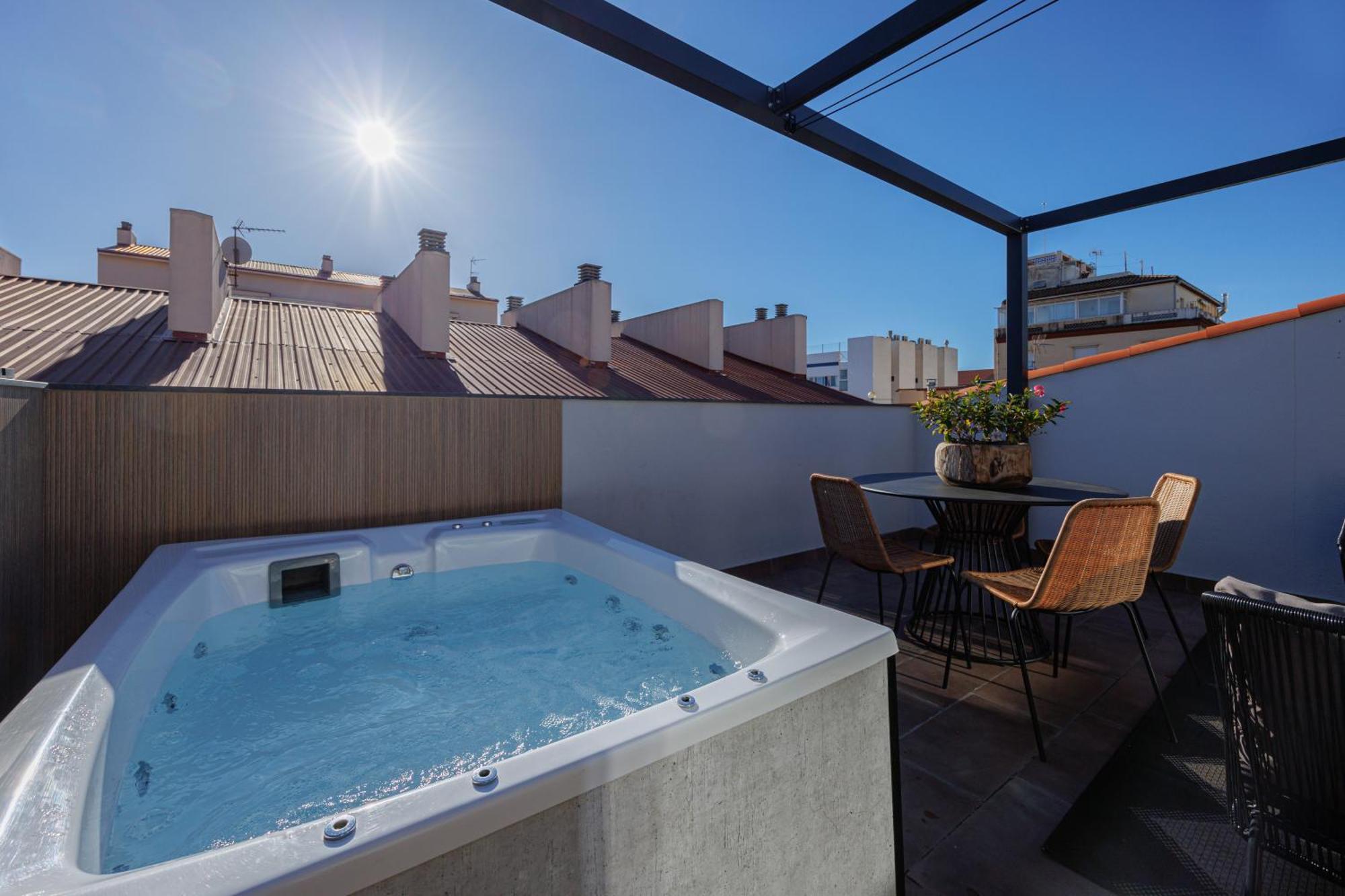 Atico Duplex Playa Area Barcelona Con Spa Exterior Montgat Εξωτερικό φωτογραφία